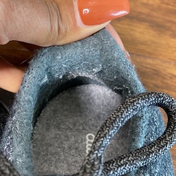 All Birds Wool Runner Mizzles Blue Gray With Black Soles 6 - Picture 7 of 10